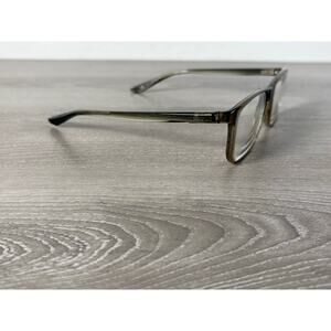 Nike Eyeglasses Frames 2007 Italy Smoke Grey Rectangle “Just Do It”- EUC